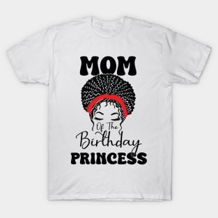 Funny Mom Of The Birthday Princess Girls Party T-Shirt